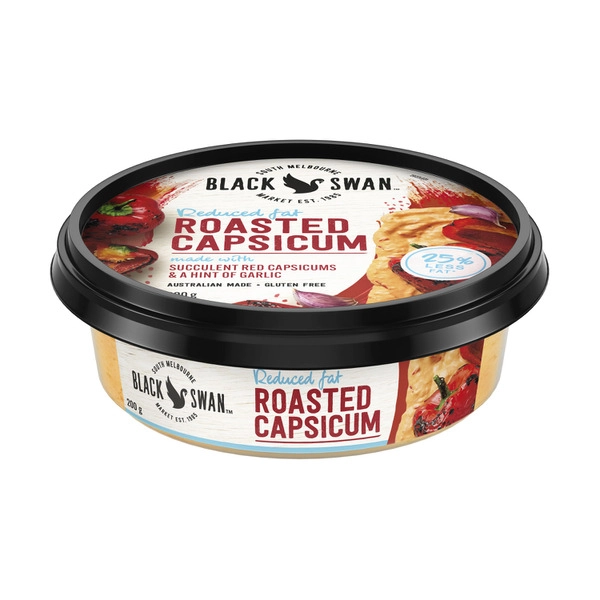 Black Swan Dip Reduced Fat Roasted Capsicum 200g