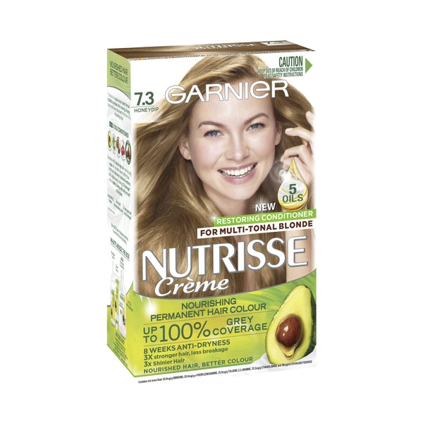 Garnier Nutrisse 7.3 Honey Dip Permanent Hair Colour 1 pack