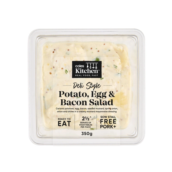 Coles Kitchen Potato & Egg Bacon 350g