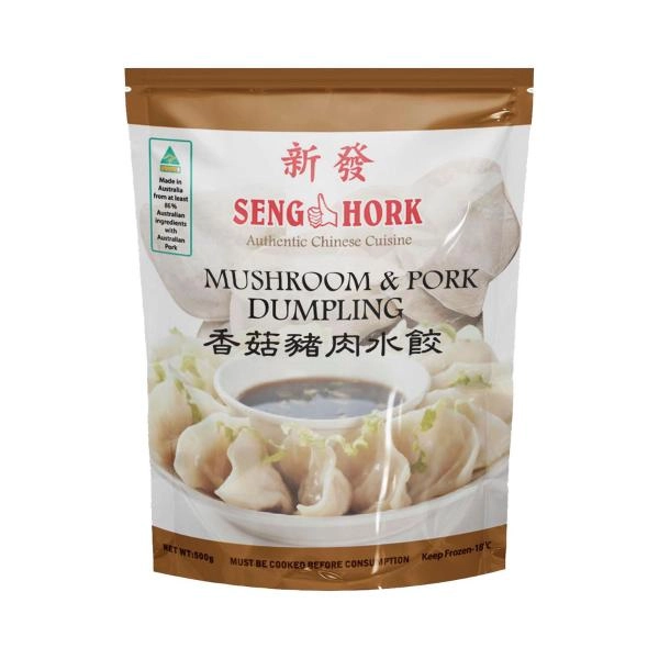 Seng Hork Mushroom& Pork Dumpling 500GRAM