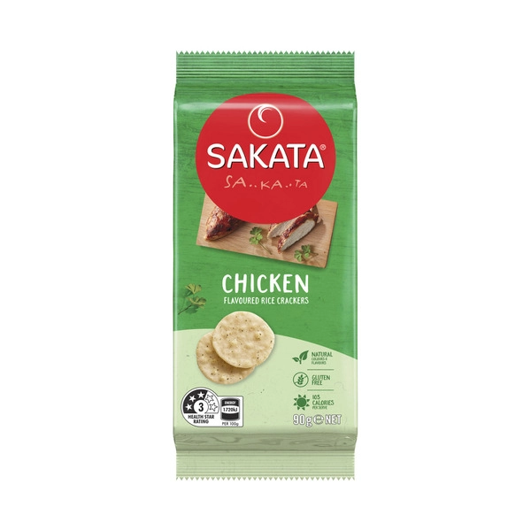 Sakata Vertical. SAKATA RICE CRACKERS:CHICKEN:.:90 GRAM 