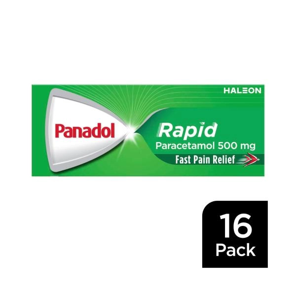 Panadol Rapid Pain Relief Caplets 16 Pack