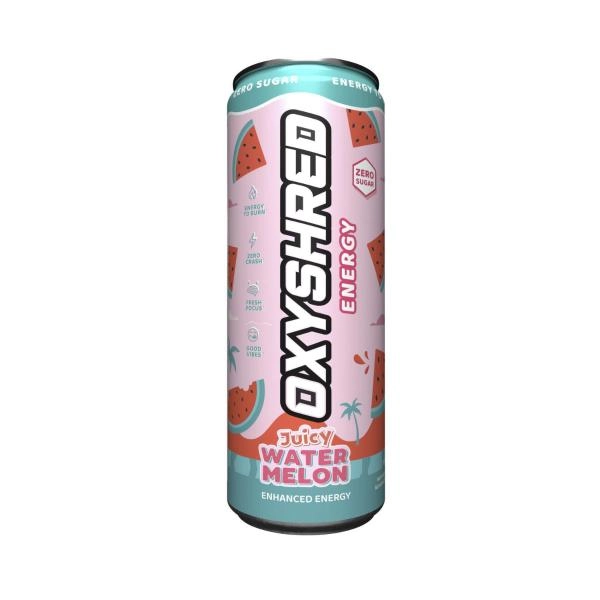 Oxyshred Ultra Energy Drink Juicy Watermelon 355mL