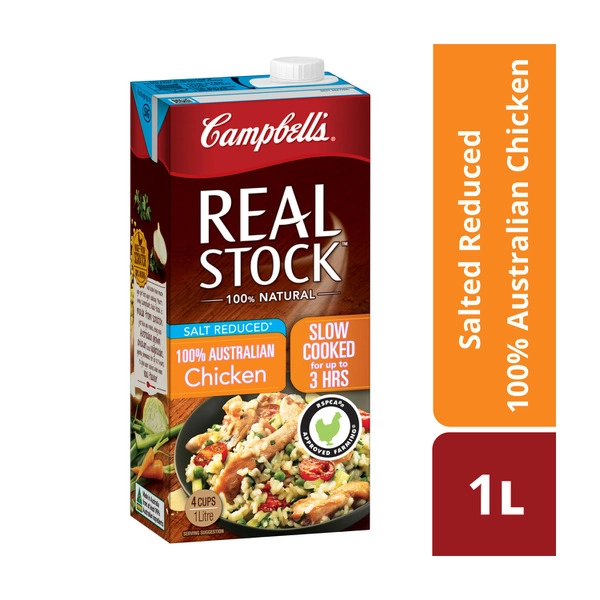 Campbell's Real Stock Chicken Stock Salt Reduced 1L