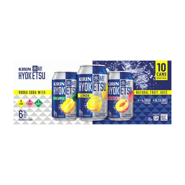 Kirin Hyoketsu Mixed Pack Can 330mL 10 Pack