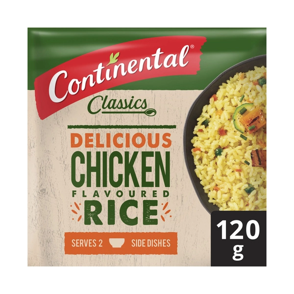 Continental Chicken Rice Serves 3 120g