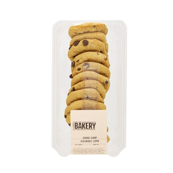 Coles Bakery Chocolate Chip Cookies Value Pack 12 pack