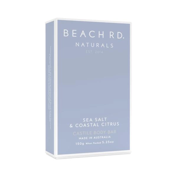 Beach Rd Naturals Body Bar Sea Salt & Coastal Citrus 150g