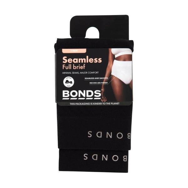 Bonds Womens Seamless Full Brief Size 18 2PACK