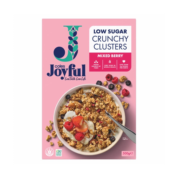 Coles Joyful Clusters Mixed Berry 500g