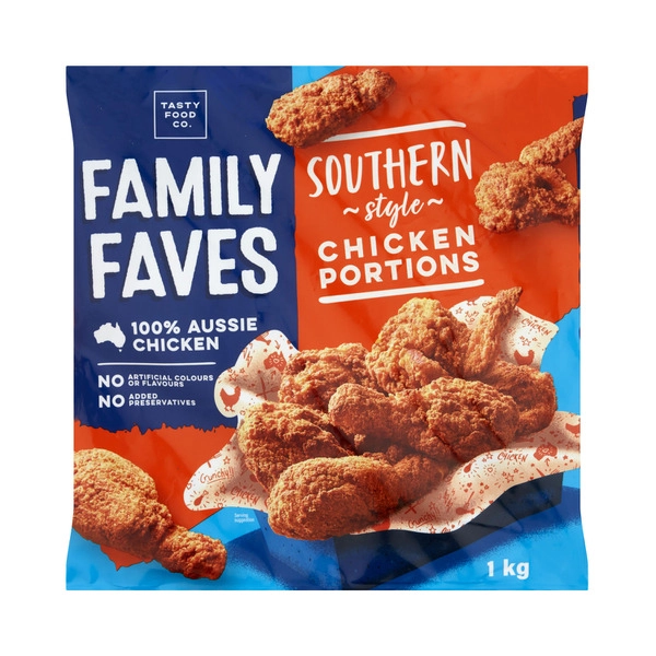 Family Faves Southern Style Chicken Portions 1kg