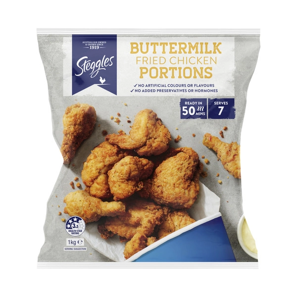 Steggles Buttermilk Chicken Portions 1KG