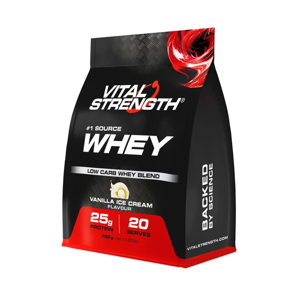 Vital Strength #1 Source Whey Powder Vanilla Ice Cream 750g