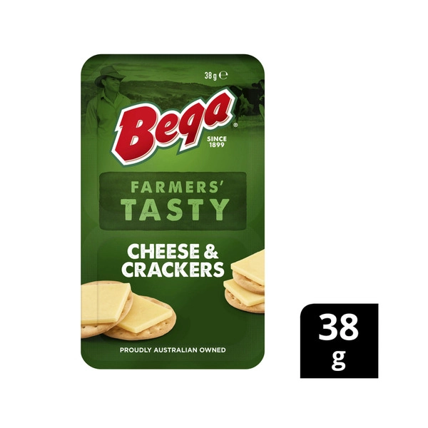 Bega Tasty Cheese & Water Crackers Snack 38g