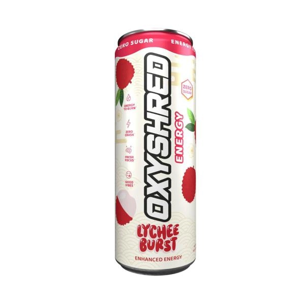 Oxyshred Ultra Energy Drink Lychee Burst 355mL