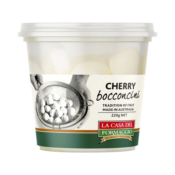 La Casa Del Formaggio Cherry Bocconcini Cheese 220g