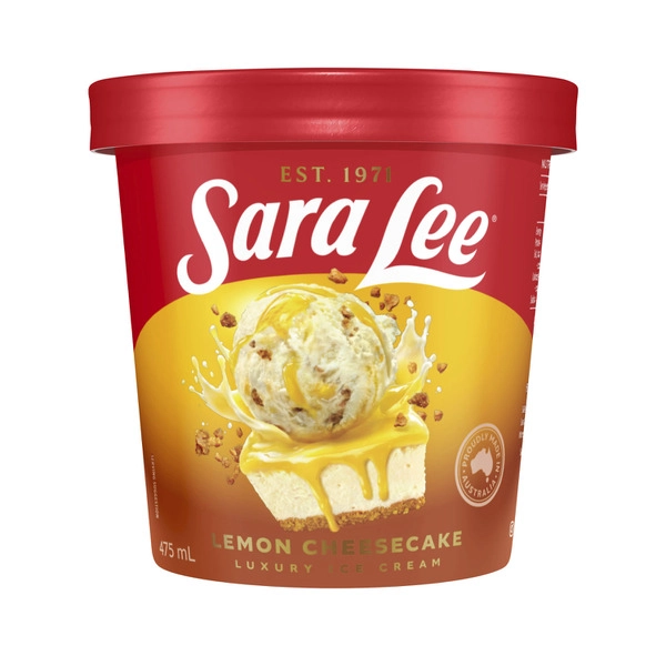 Sara Lee Ice Cream Lemon Cheesecake 475ML