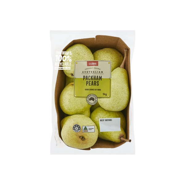 Coles Packham Pears 1Kg 1 each