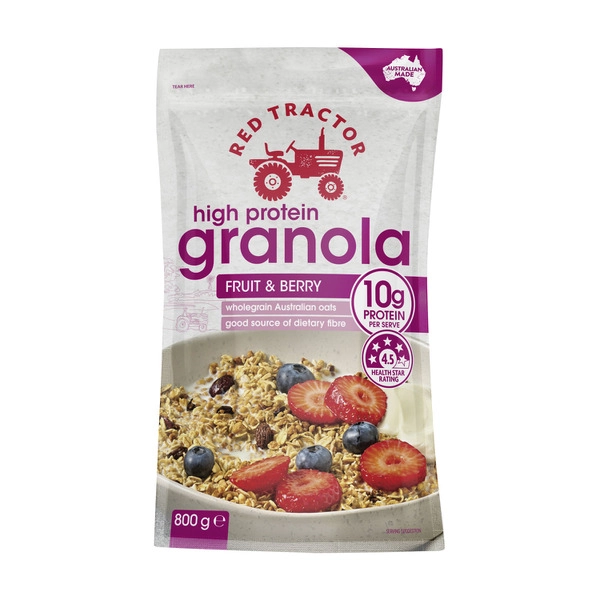 Red Tractor High Protein Very Berry Granola 800g