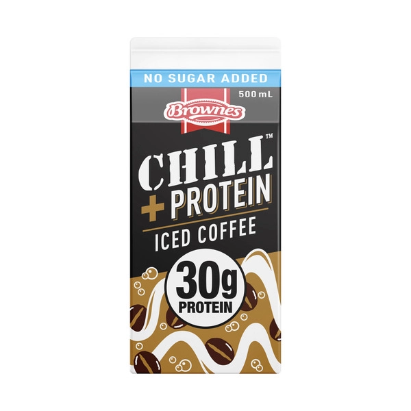 Brownes Chill Protein Coffee No Added Sugar 500mL