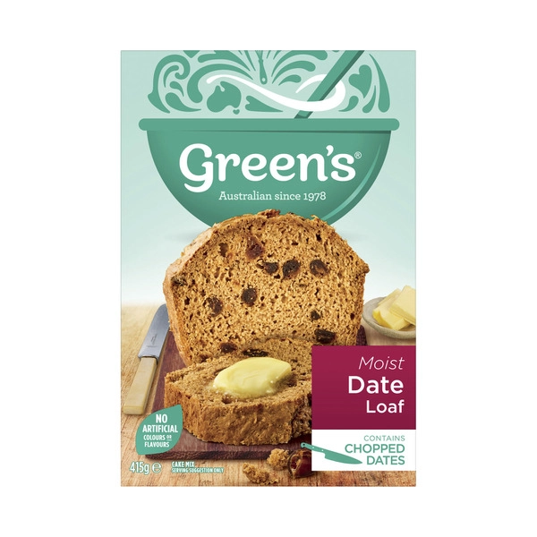 Green's Traditional Date Loaf Baking Mix 415g