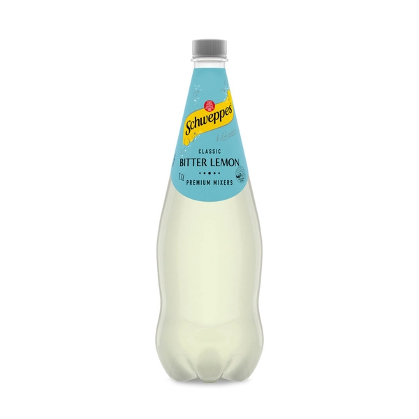 Schweppes Bitter Lemon Soft Drink 1.1L