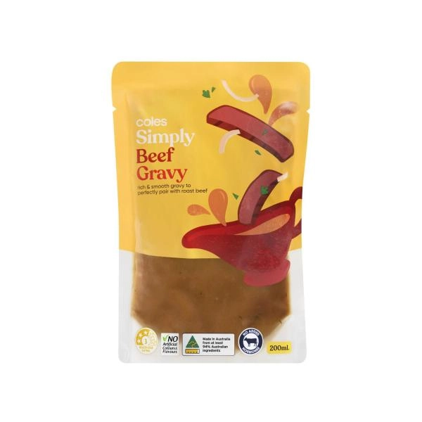 Coles Simply Beef Gravy 200mL