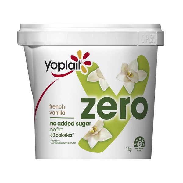 Yoplait Zero French Vanilla Yoghurt 1kg