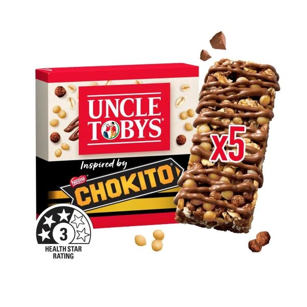 Uncle Tobys Chokito Mueli Bars 145g