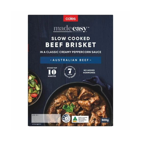 Coles Made Easy Beef Peppercorn Sauce 500g