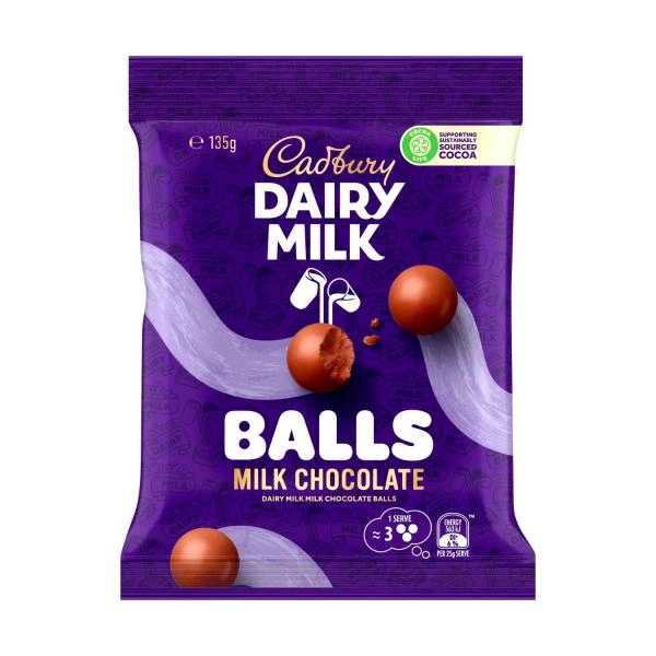 Cadbury Dairy Milk Pure Milk Balls 135g