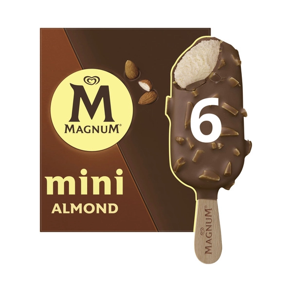 Magnum Ice Cream Mini Almond 6Pack 360mL