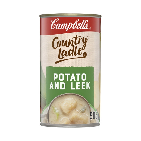 Campbell's Country Ladle Soup Can Potato & Leek 505g