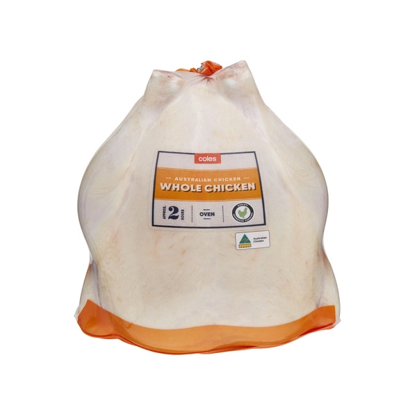 Coles RSPCA Approved Extra Large Whole Chicken approx. 2.4kg each