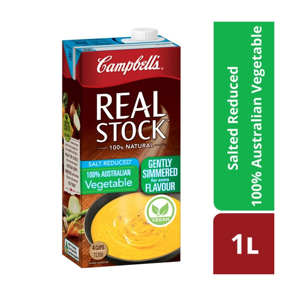 Campbell's Real Stock Vegetable Stock Salt Reduced 1L