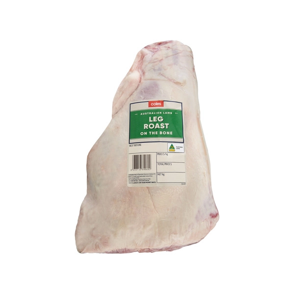 Coles Lamb Whole Leg Roast approx. 2.8kg