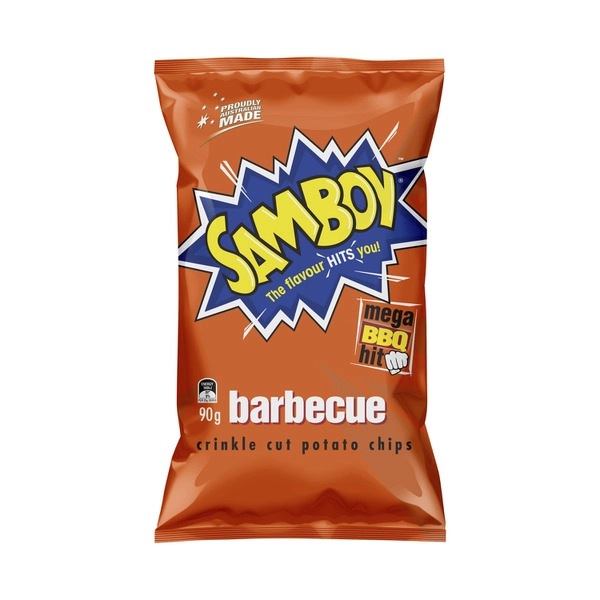 Samboy BBQ Potato Chips 90g