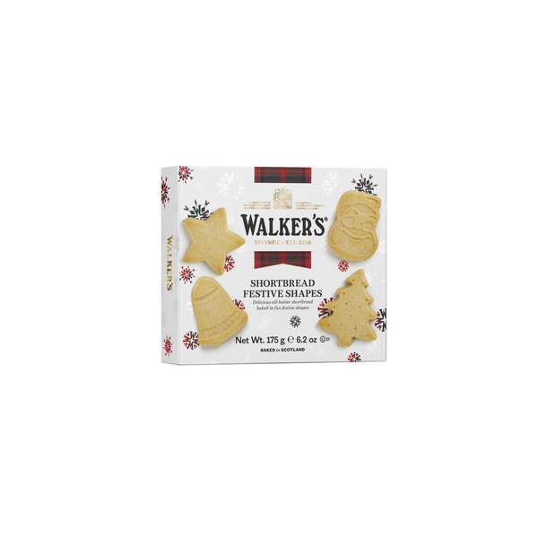 Walkers Shortbread Festive Shapes 175g