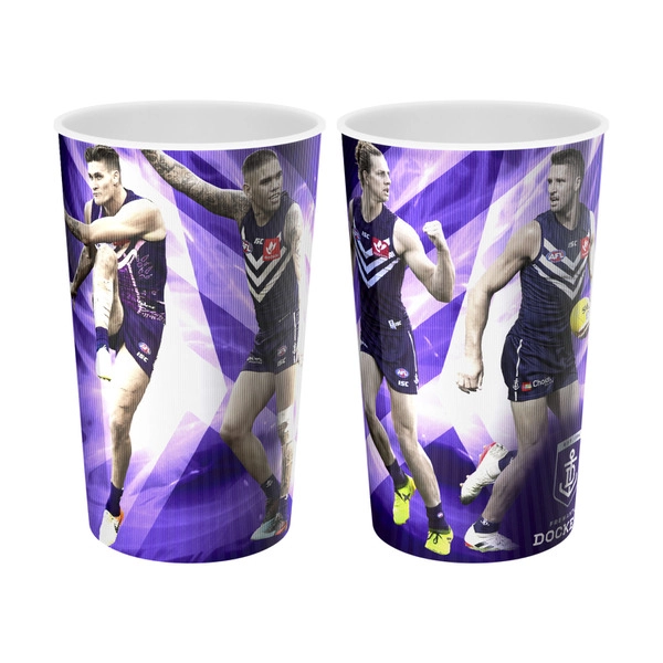 AFL Lenticular Tumbler Fremantle 1 each