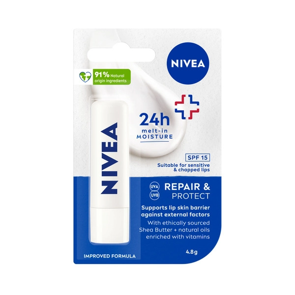 Nivea Lip Balm Repair & Protect Spf15 4.8g