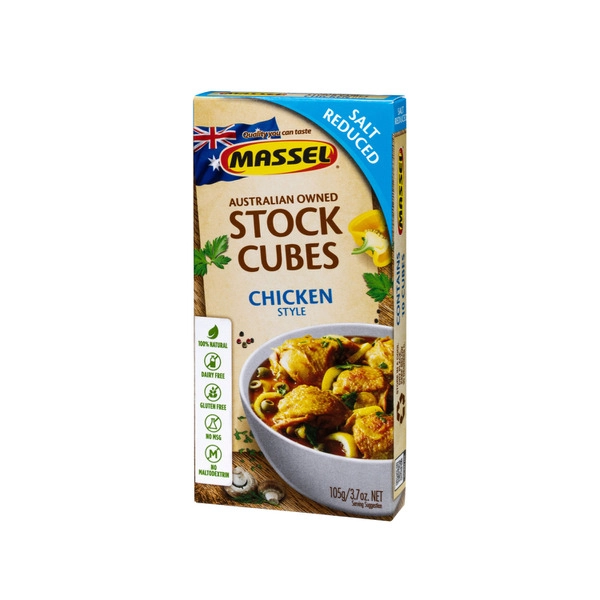 Massel Ultracube MASSEL ULTRACUBE STOCK CUBES:CHICKEN:SALT REDUCED:105GRAM 