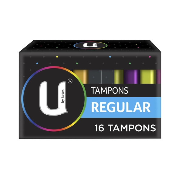 U By Kotex U BY KOTEX REGULAR TAMPONS 