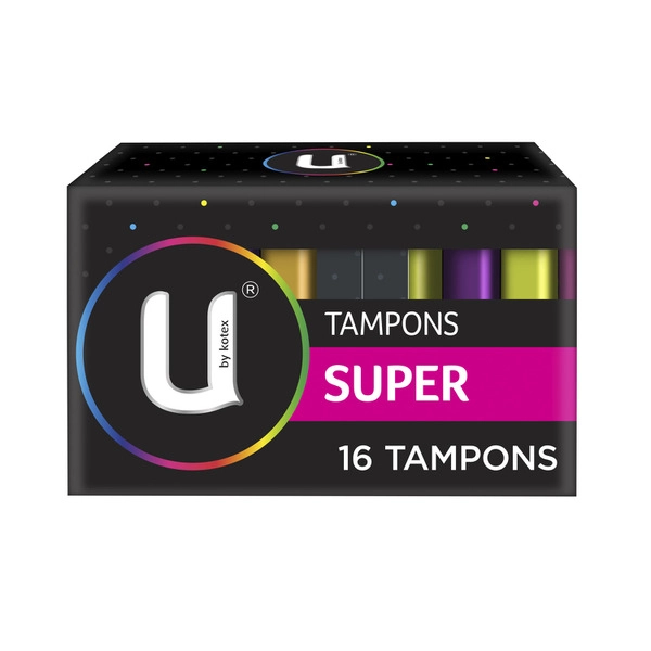 U By Kotex U BY KOTEX TAMPONS SUPER 