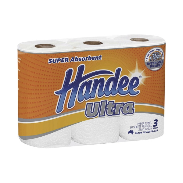 Handee Ultra Paper Towel HANDEE ULTRA PAPER TOWEL 3 PACK 