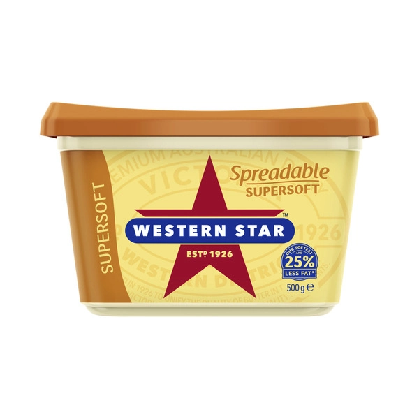 Western Star Supersoft Spreadable Butter Blend 500g