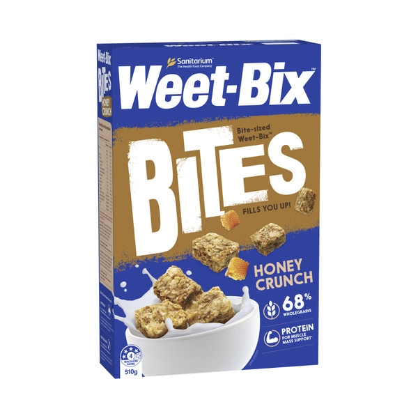 Sanitarium Weet-Bix Bites Crunchy Honey Cereal 510g