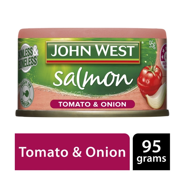 John West Salmon Tempters Onion Tomato 95g