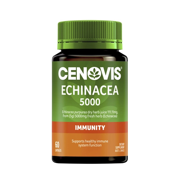 Cenovis Echinacea 5000 Capsules For Immune Support 60 pack