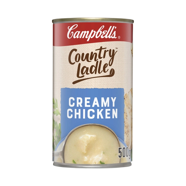 Campbell's Country Ladle Soup Can Creamy Chicken 500g