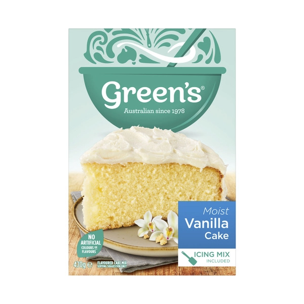 Greens Traditional Vanilla Cake Mix 470g